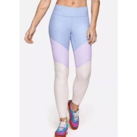 NWT Outdoor Voices 7/8 Springs Lilac/Lavender Dahlia Leggings Women's Small - Picture 2 of 13